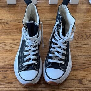 Converse Black and White High-Top Sneakers